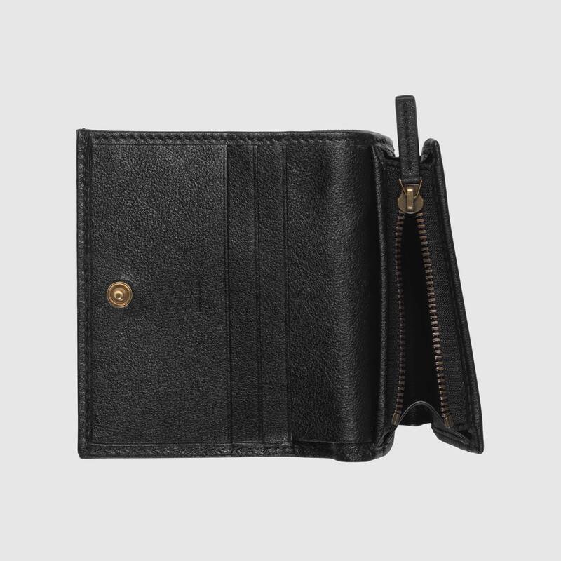 Gucci Diana Card Case Wallet 658244 Black